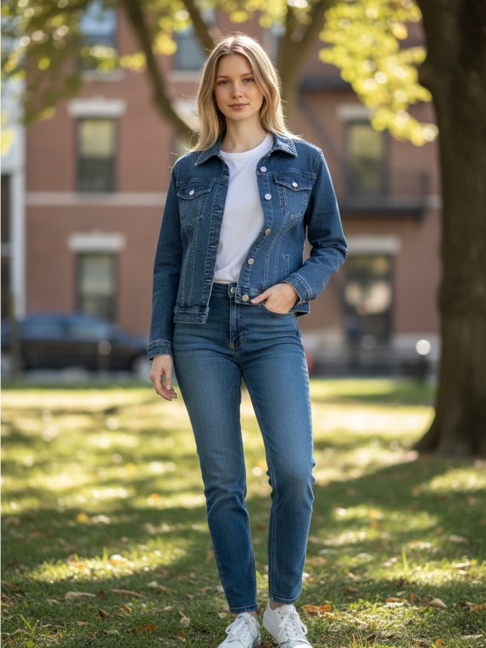 Pappagallo Classic Blue Denim Jacket